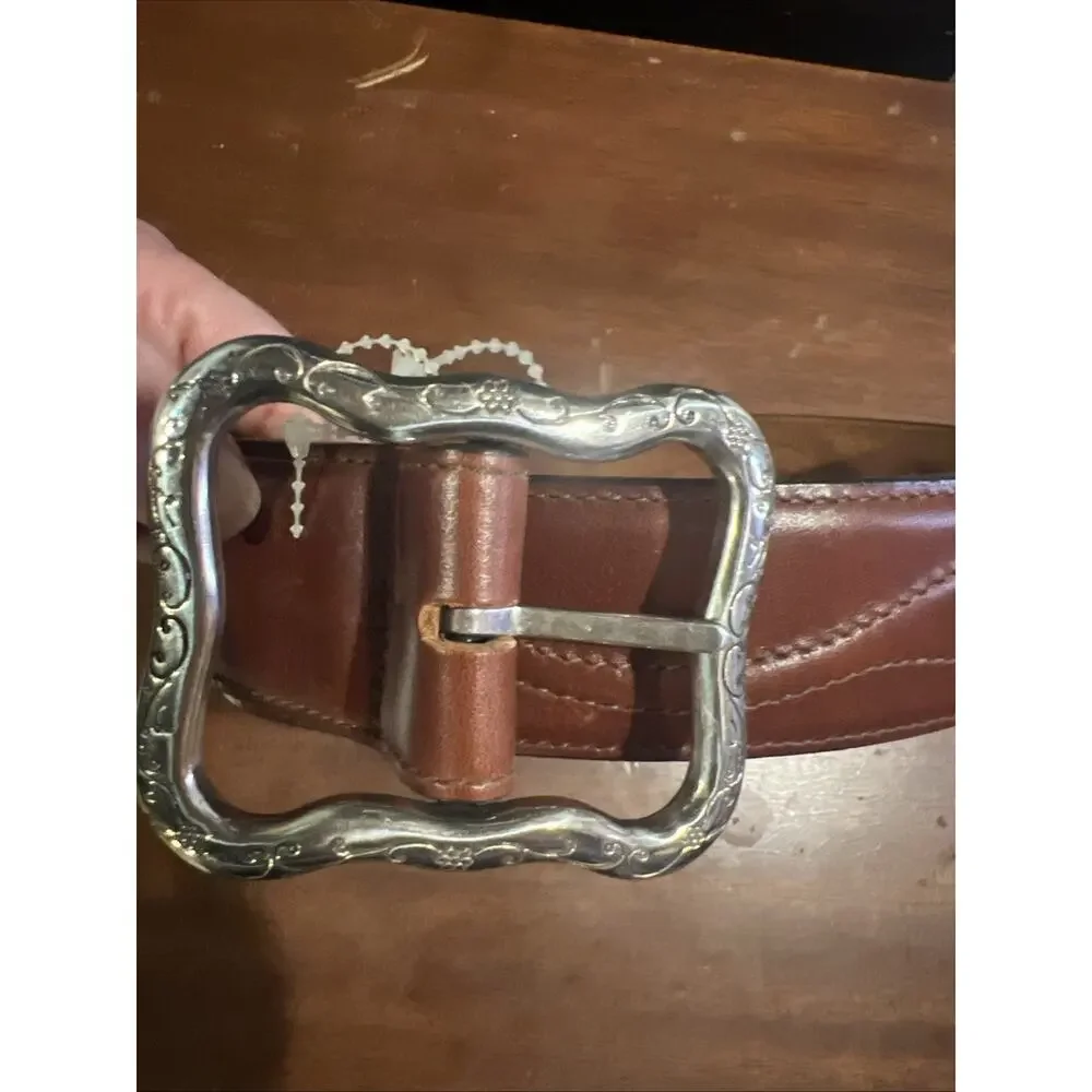 Coldwater Creek Genuine Leather Brown Belt Made in USA‎